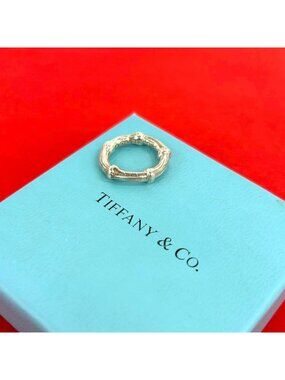 Tiffany & Co Bamboo 925 Sterling Silver Ring